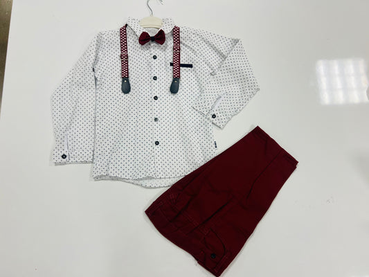 Button up with pants set 142