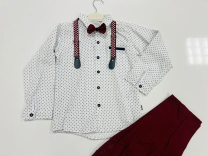 Button up with pants set 142