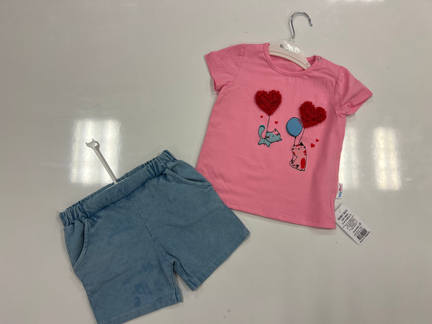243 baby shirt/shorts set